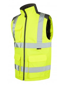 Leo Torrington Class 2 Bodywarmer BW01-Y High Visibility